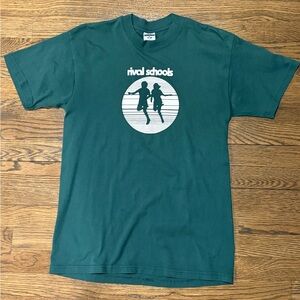 Rival Schools "United By Fate" Green T-Shirt - Men's Medium - Early 2000s